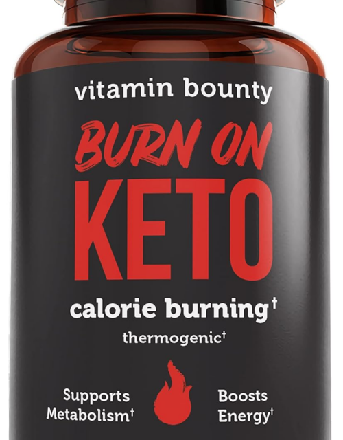 Keto Multivitamin - Keto Vitamins, Keto Multivitamin Women and Men, Electrolytes with Vitamin C, Magnesium, Collagen, Potassium, MCT, Energy Support (Burn On Keto) 60 caps